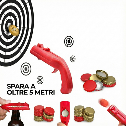 Sparatappi™ – Apribottiglie a Pistola che Spara i Tappi