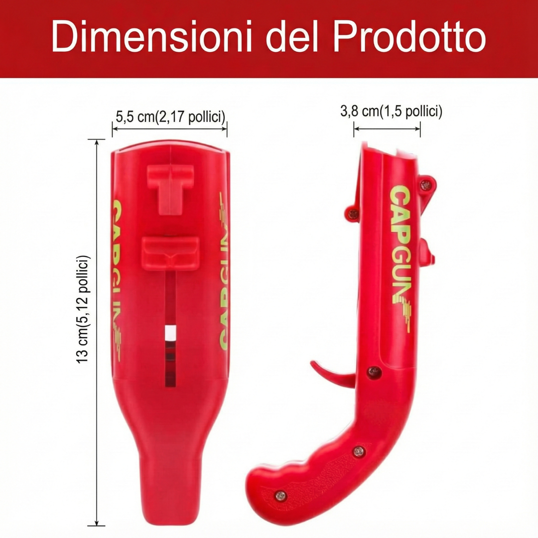Sparatappi™ – Apribottiglie a Pistola che Spara i Tappi