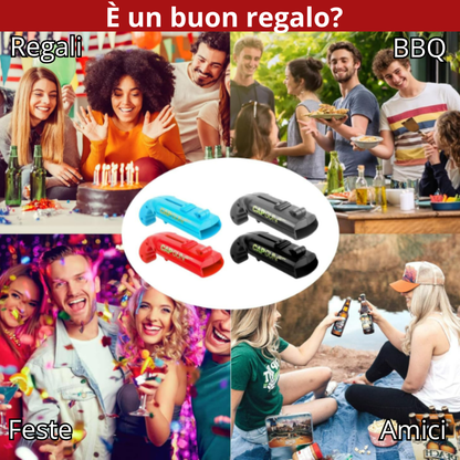 Sparatappi™ – Apribottiglie a Pistola che Spara i Tappi